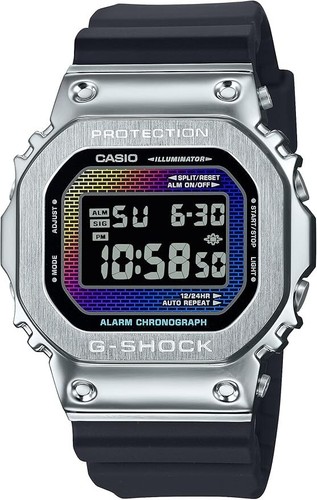 Pre-owned Casio Gm-5600rw-1jf G-shock Brick Pattern Design Japan Import 2024