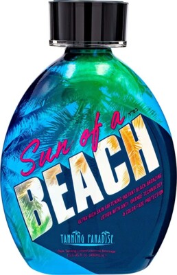 Tanning Paradise Sun of a Beach Instant Black Bronzing Tanning Lotion 13.5oz
