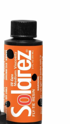 Solarez Fly Tie Hard Formula UV Fly Resin Medium Viscosity 2 ounce Bottles New