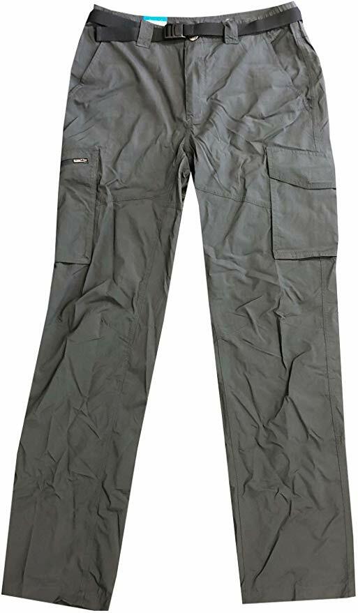 Columbia Men's Grey Kestrel Trail  Silver Ridge Cargo Pants. Length