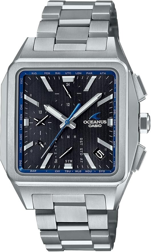 Pre-owned Casio Brand-new  Oceanus Ocw-t5000-1ajf Titanium Solar Radio Watch (jdm)