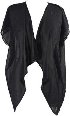 Collection XIIX womens Flutter Kimono Angel Wings Black Pearl One size