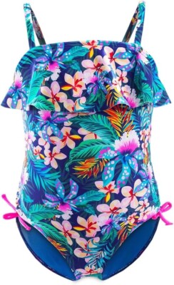 IKALI Mädchen Badeanzug Tankini (5/6 jahre)