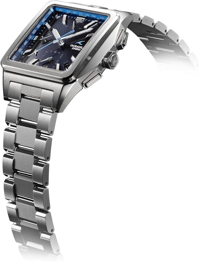 Pre-owned Casio Brand-new  Oceanus Ocw-t5000-1ajf Titanium Solar Radio Watch (jdm)
