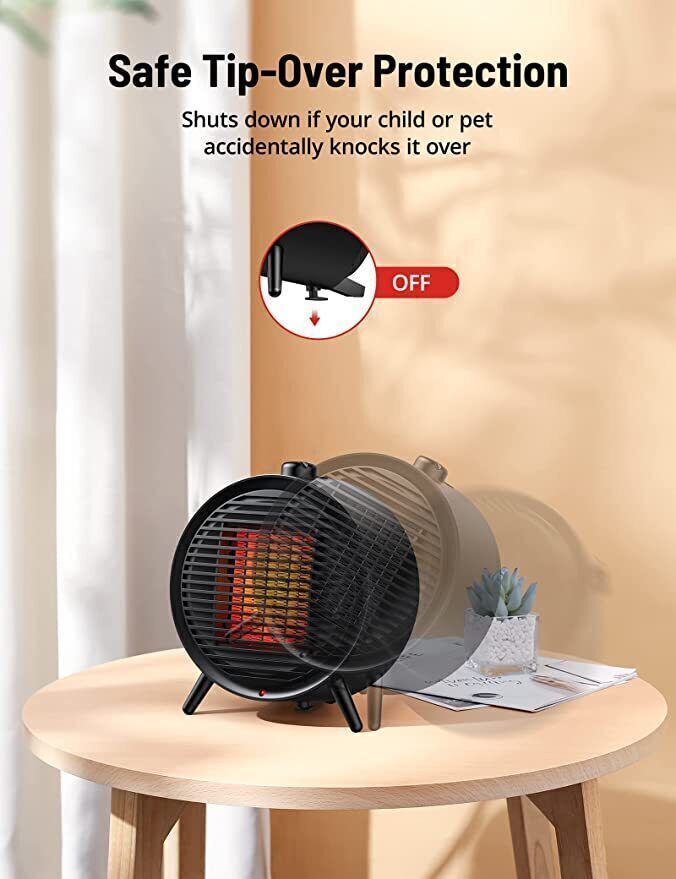 1500W Portable Electric Space Heater Garage Hot Air Fan for Indoor Large Room 3