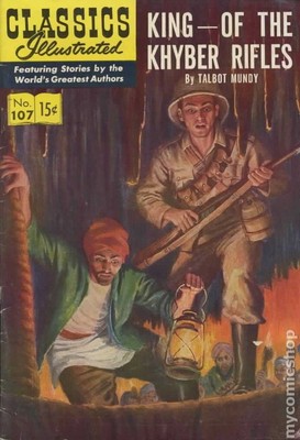 Classics Illustrated 107 King of the Khyber Rifles #2 GD/VG 3.0 1953 Stock Image