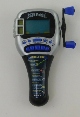 Radica lunker bass fishing handheld game deals