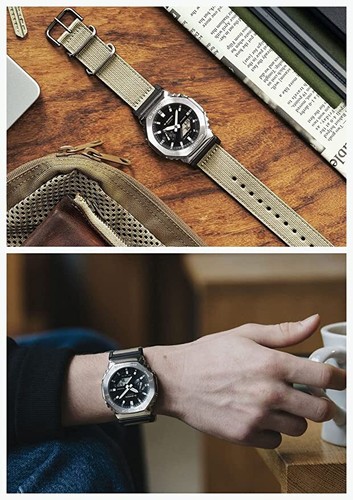 Pre-owned Casio G-shock Gm-2100c-5ajf Analog Digital Metal Case Series Watch Men Box