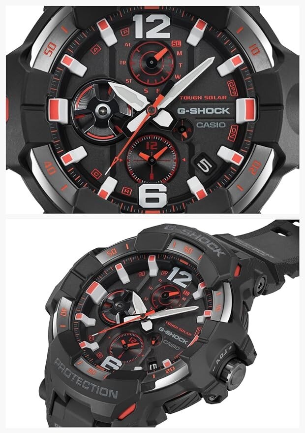 Pre-owned Casio G-shock Gravity Master Gr-b300-1a4jf Men's Watch Bluetooth Black