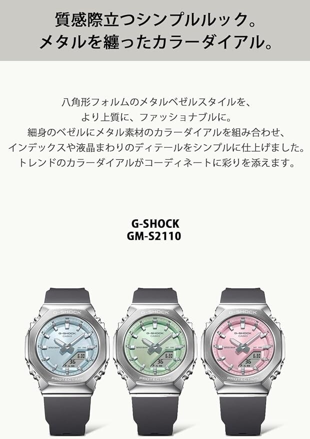 Pre-owned Casio G-shock Gm-s2110-3ajf Tough Watch Japan Domestic Version Psl
