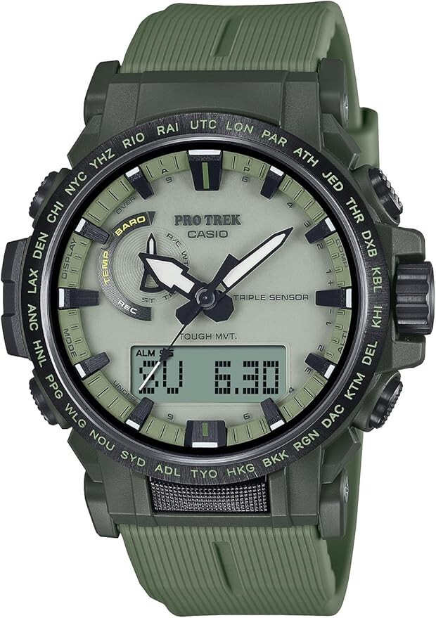 BRAND-NEW Casio PRO TREK PRW-61LD-3JF Solar Radio Watch ship