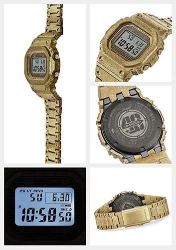 Pre-owned Casio G-shock Gmw-b5000pg-9jr Recrystallized 40th Anniversary Limited Watch Men