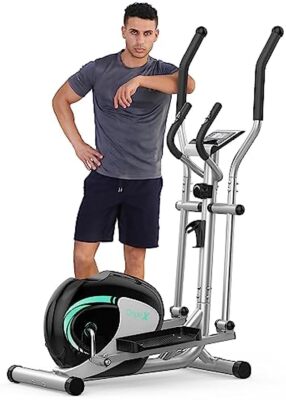 indoor elliptical bike cross trainer exercise machine fitness workout gym cardio 374670898111