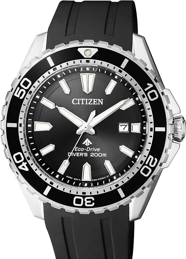 Pre-owned Citizen Promaster Men's Black Watch - Bn0190-15e 200m Dive From Japan