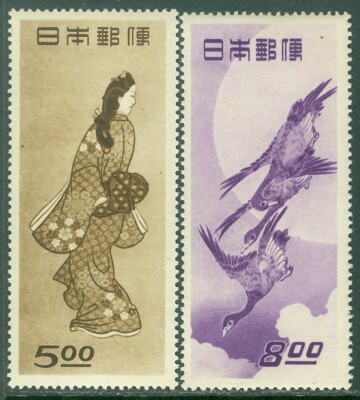 スコット、値下げします。 EDW1949SELL : JAPAN 1948-49 Scott #422, 479 Both Very Fine, Mint