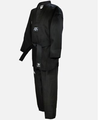 Moospo Taekwondo TR Black Dobok Demo Team Mens Uniform