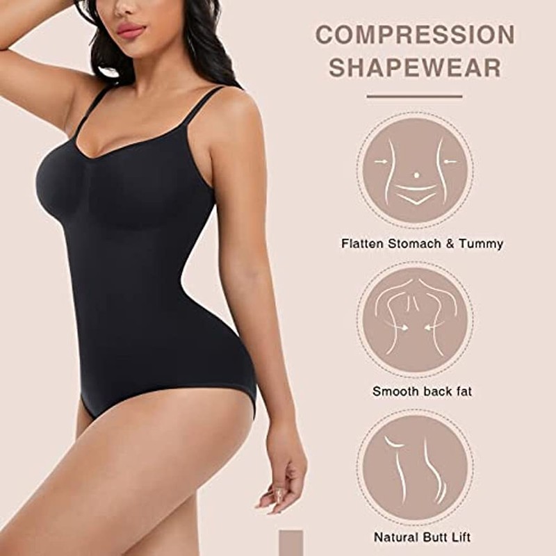 Women Full Body Shaper Tank Tops Tummy Control Bodysuits Sculpting Shapewear 