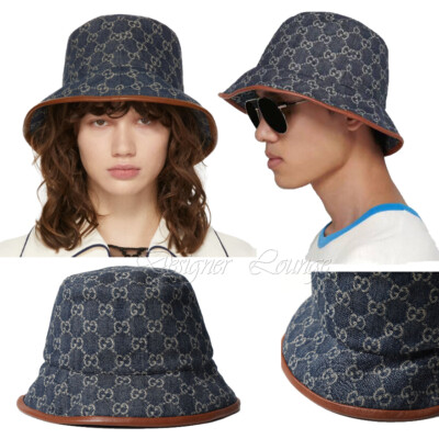 GUCCI ブラック GGパターン バケットハット　Mサイズ GUCCI ブラック GGパターン バケットハット - メルカリ