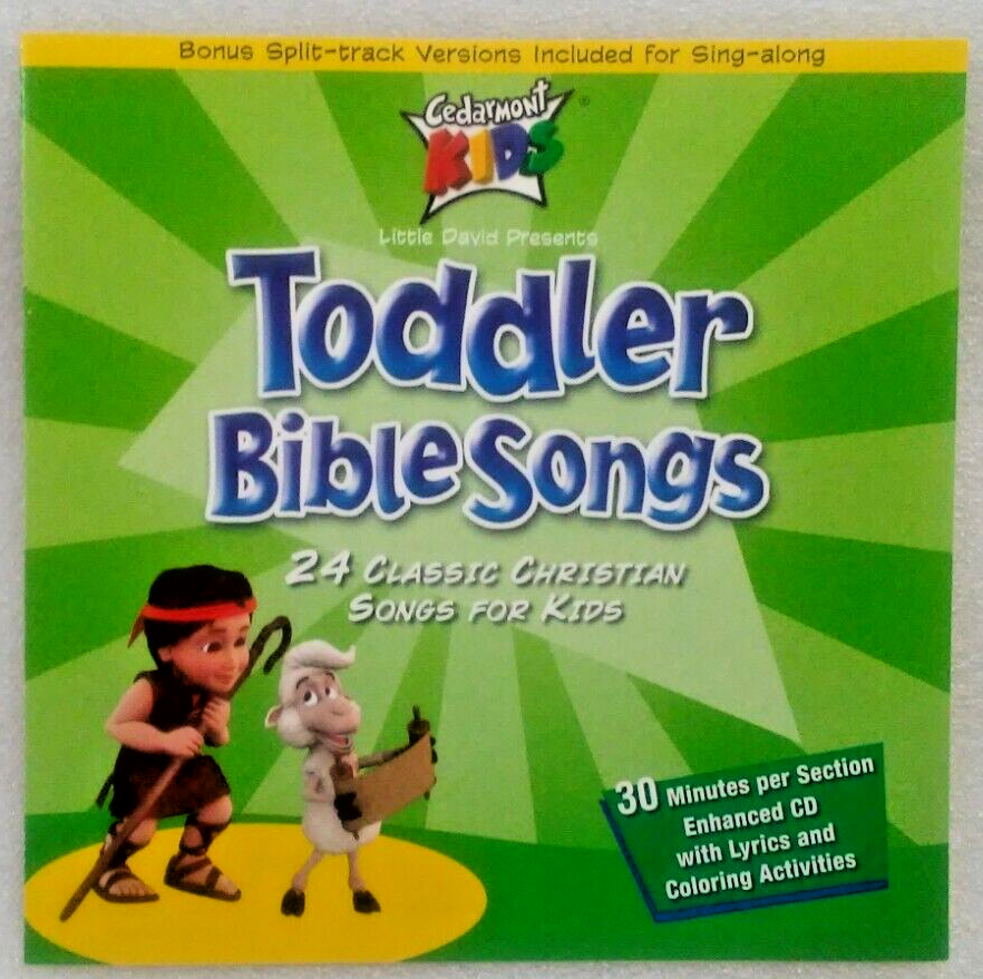 ミュージック dve CD Toddler Bible Songs by Cedarmont Kids (CD, 2004