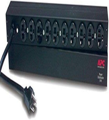 Rack Mount PDU, Basic 100V-120V/20A, (10) Outlets, 1U Horizontal Rackmount (AP95