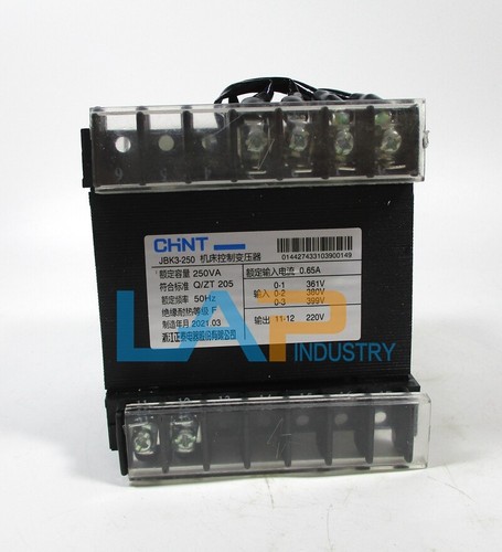 NEW FOR CHNT JBK3-250VA Machine Tool Control Transformer NEW FOR CHNT JBK3-250VA Machine Tool Control Transformer