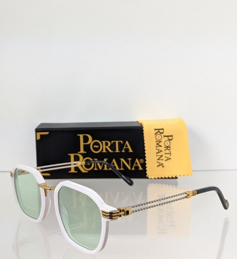 Pre-owned Porta Romana Authentic  Sunglasses Mod. 010 Col. 10a2 Vintage Frame In Green