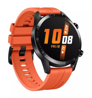 Huawei GT 2 46mm Touchscreen GPS Sport Smartwatch - Orange (Missing PSU) B+