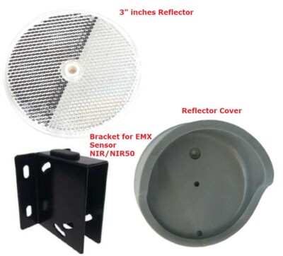 Protective Hood Cover 3  Reflector Round Crystal w/ Bracket Photoeye Sensor NIR