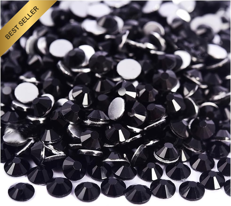 4300 Pcs Flatback round Glass Rhinestones Set for Nail, Art, Crafts, Makeup, Tum