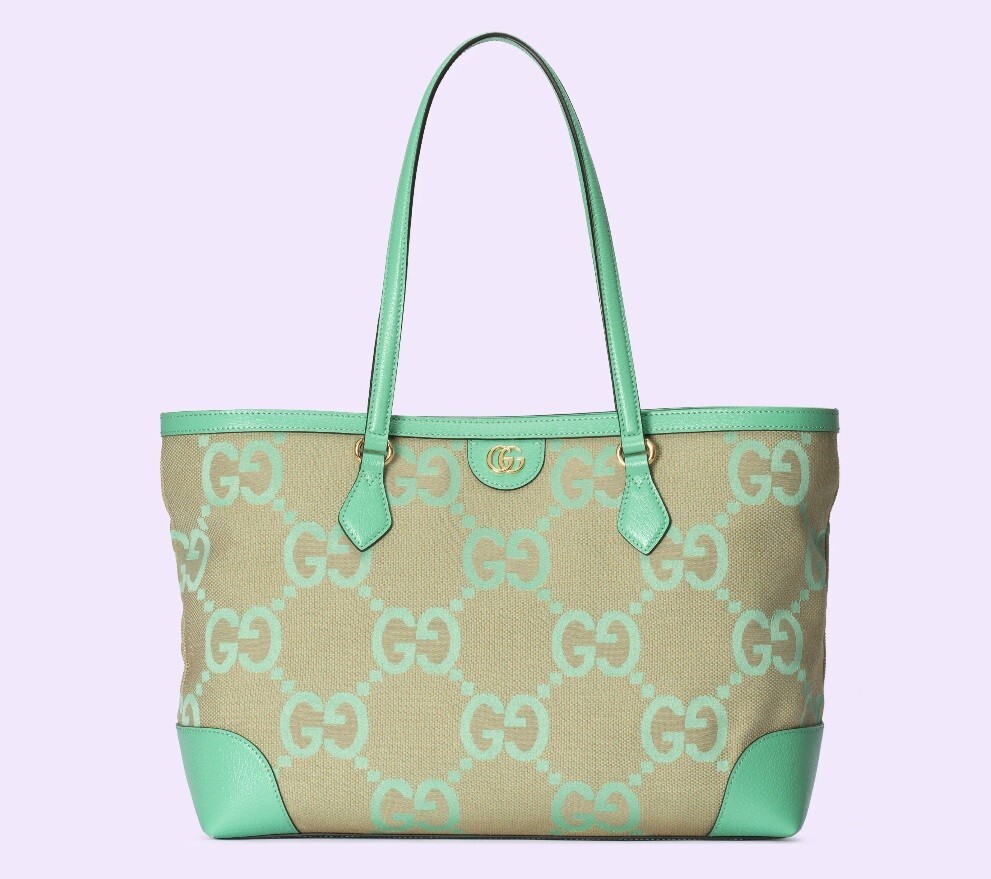 GUCCI ショッパー 大 ゴールド グッチ「GUCCI」ショッパー 紙袋 (1763) GG型押し 正規品