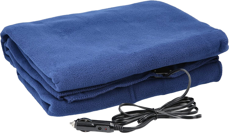 Heated Blanket &ndash; 12-Volt Electric Blanket for Car, Truck.  Portable Heated Throw