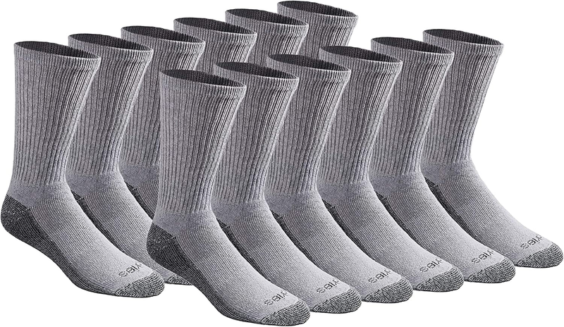 Men'S Dri-Tech Moisture Control Crew Socks Multipack Free Shipping USA