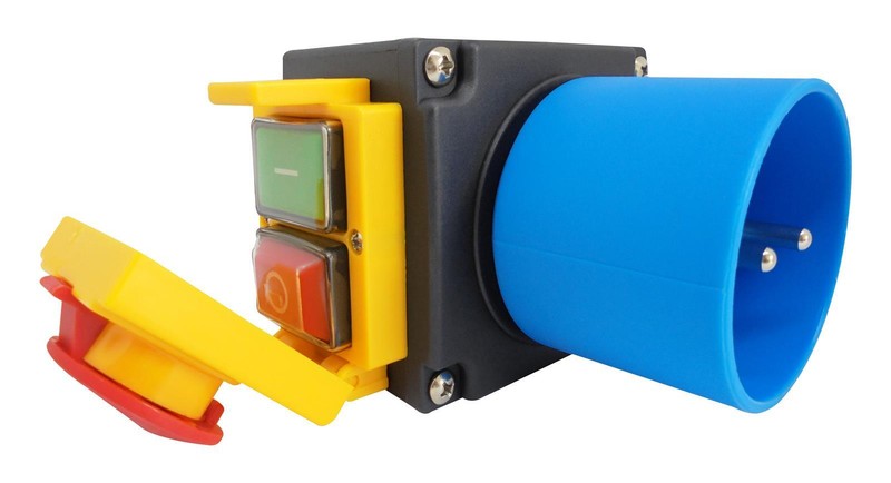 Schalter-Stecker Kombination Dz08-1 230v Mit Notaus Klappe - Baugleich: Koa7