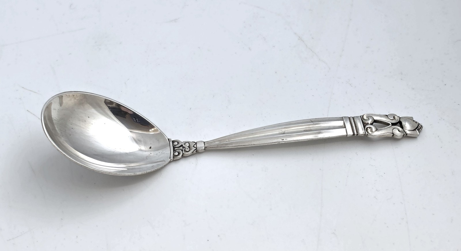 Georg Jensen Sterling Silver Acorn Spoon 5 3/4