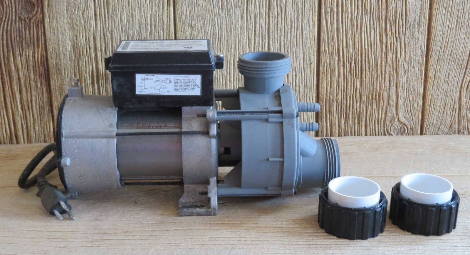 Bathtub Whirlpool Jet Pump 3/4 HP 115V w/Cord and air switch