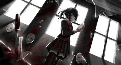 Anime Yandere Simulator Ayano Aishi Games Girls  Gaming Mat Desk 45045
