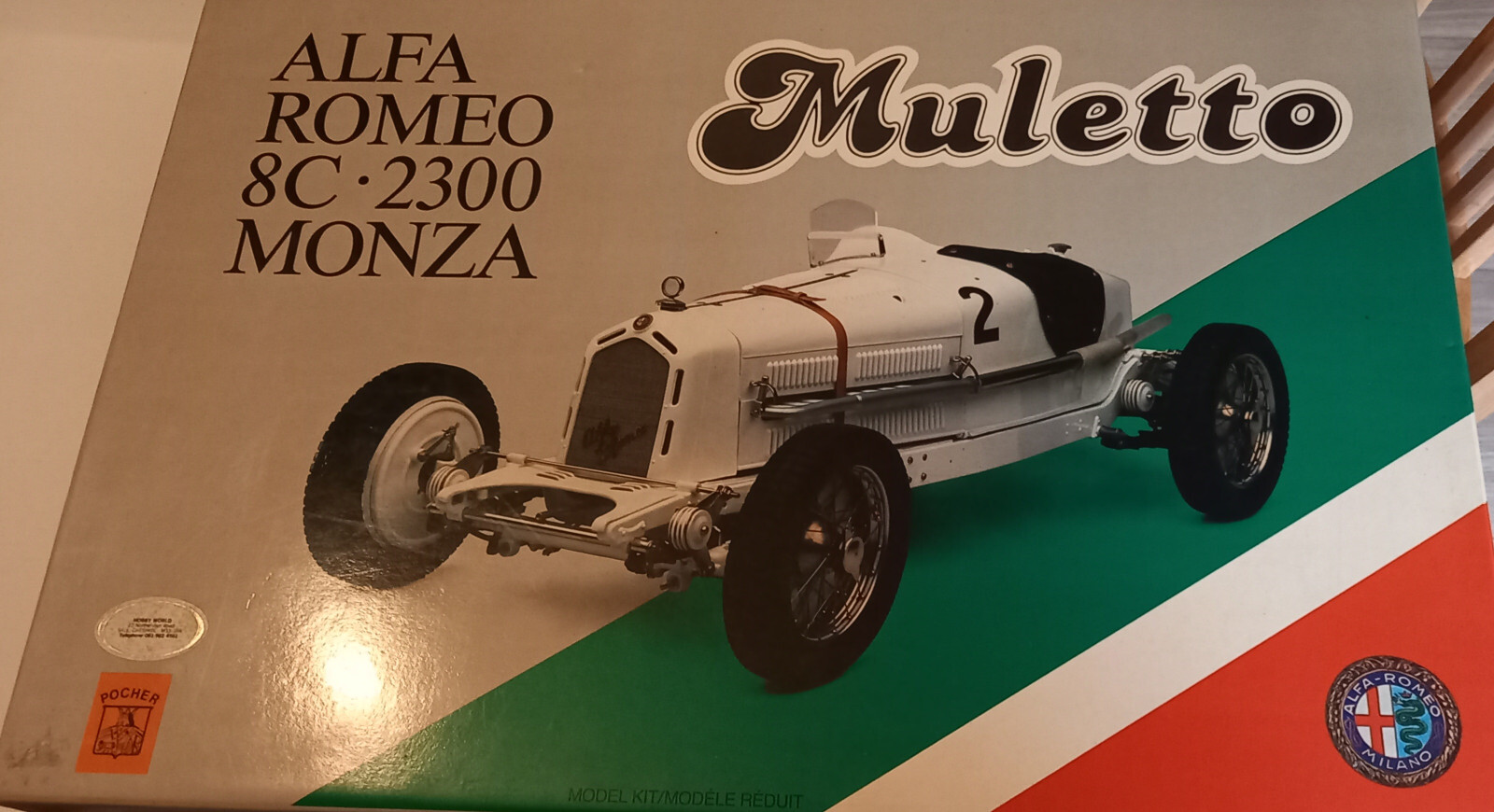 ポケール　Alfa Romeo 8C-2300 Monza モデルキット ポケール Alfa Romeo 8C-2300 Monza モデルキット Pocher