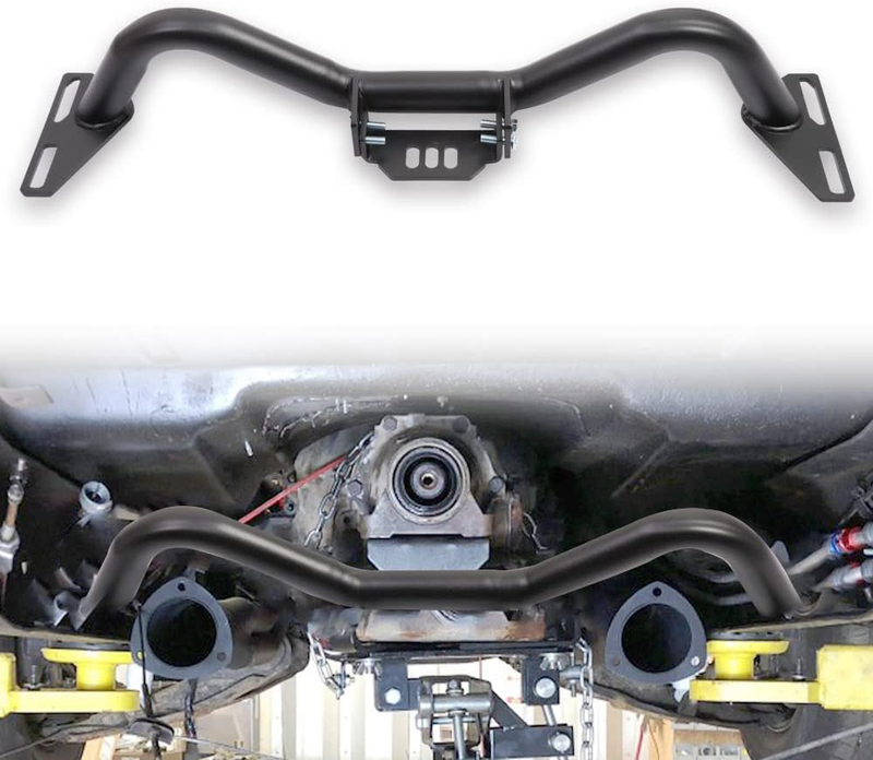 Black Adjustable Transmission Crossmember for 1963-1987 C10 C20 Blazer Suburban