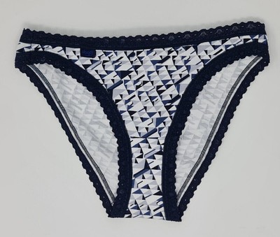 Sloggi Weekend Tanga (Blau-Weiß-Gemustert)