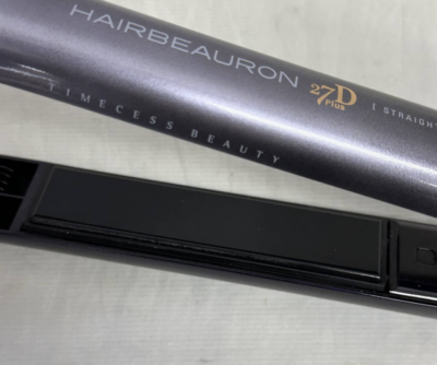 Bioprogramming HAIRBEAURON 27D Plus STRAIGHT Hair Iron with Box Used F/S Japan