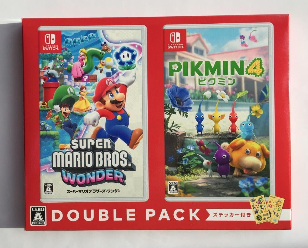 Nintendo Switch Super Mario Bros. WONDER Pikmin 4 Double