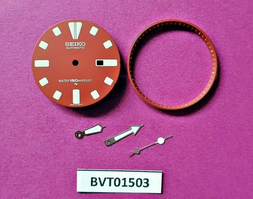 NEW SEIKO RED DIAL HANDS MINUTE TRACK SET FOR SEIKO 4205 0155 WATCH BVT01503