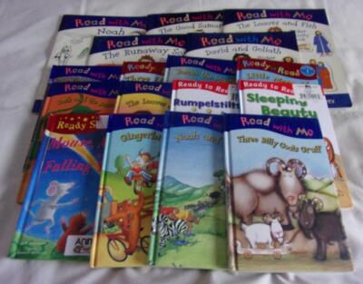 HUGE set of 17 Ready Set Read/Read With Me series picture/activity books