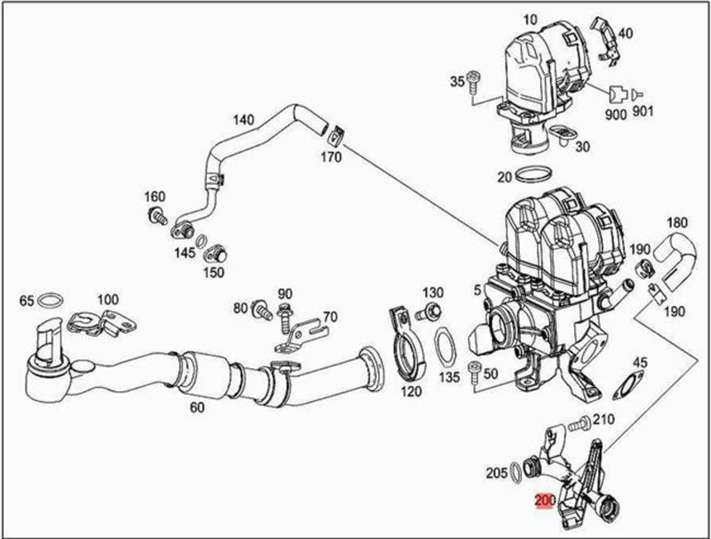 Genuine MERCEDES Feed line 2762000252 | eBay