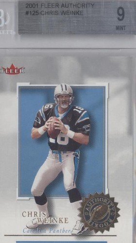 2001 Fleer Authority Chris Weinke #125