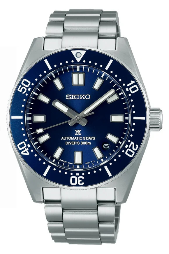 Pre-owned Seiko Prospex 1965 Heritage Diver 40mm Blue Dial Watch Spb451