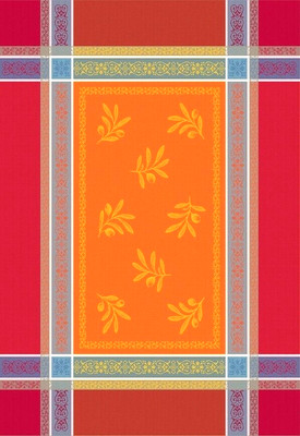 FRENCH PROVENCAL 100% COTTON JACQUARD KITCHEN TOWEL T. TOSELLI - Made in France