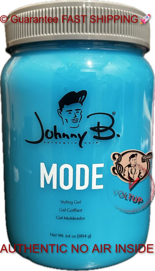 Johnny B. Mode Styling Hair Gel 64oz Mega Size NO ALCOHOL