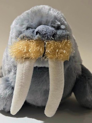 Ganz  Webkinz HM332 Grey WALRUS 9'' Plush Toy - No Code