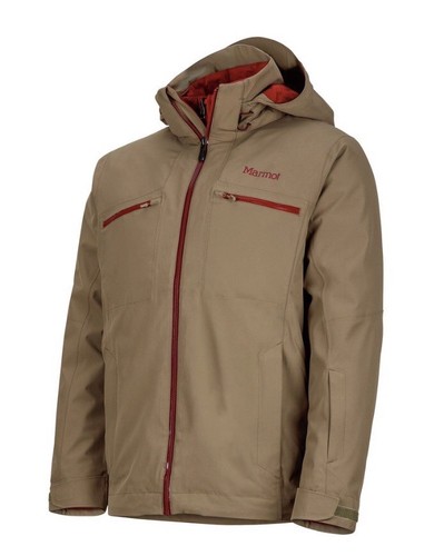 New $350 Marmot KT Component 3-in-1 Ski Jacket - Men's Desert Khaki Large